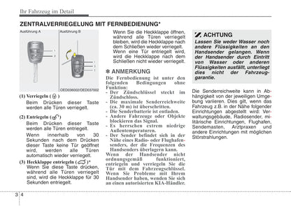 2007-2008 Kia Cee'd Bedienungsanleitung | Deutsch