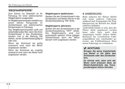 2007-2008 Kia Cee'd Bedienungsanleitung | Deutsch