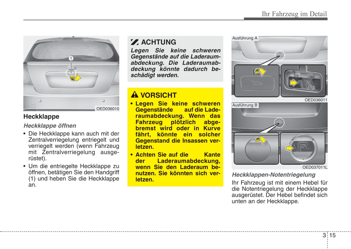 2007-2008 Kia Cee'd Bedienungsanleitung | Deutsch