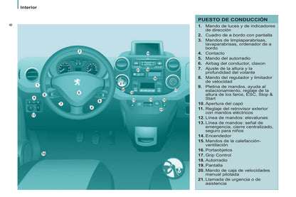 2013-2014 Peugeot Partner Tepee Manuel du propriétaire | Espagnol