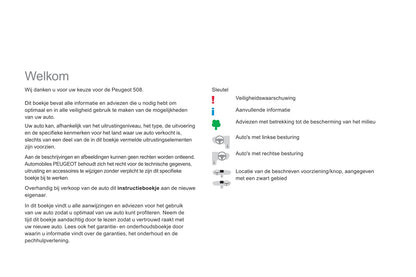 2018-2019 Peugeot 508 Manuel du propriétaire | Néerlandais