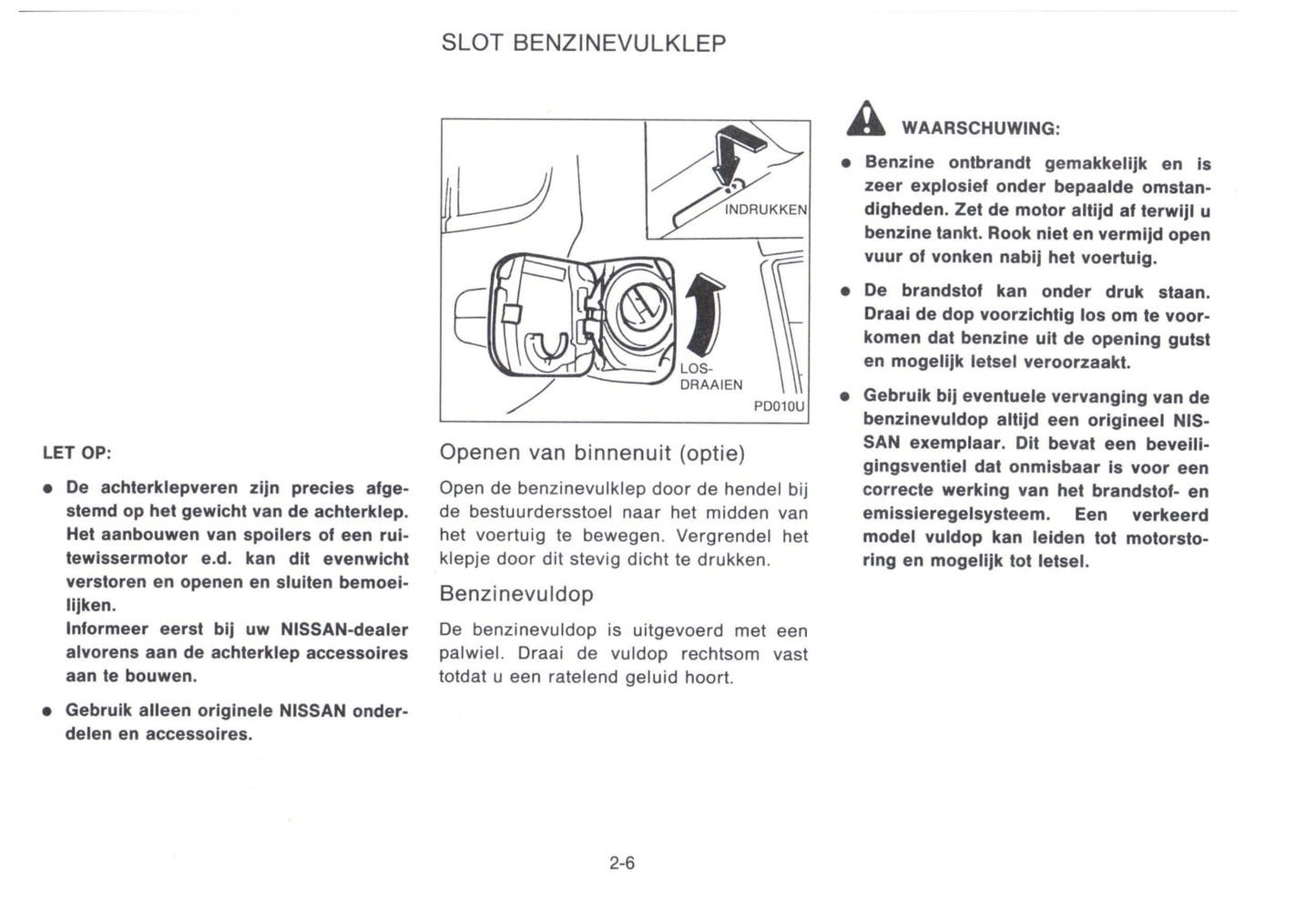 1992-1998 Nissan Micra Bedienungsanleitung | Niederländisch