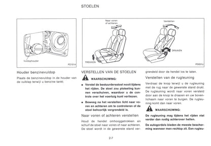 1992-1998 Nissan Micra Bedienungsanleitung | Niederländisch