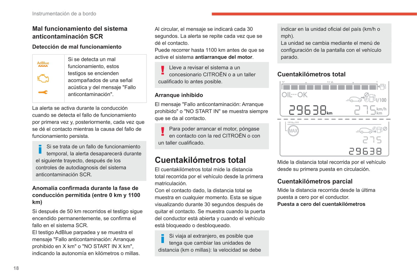 2020-2022 Citroën C3 Gebruikershandleiding | Spaans