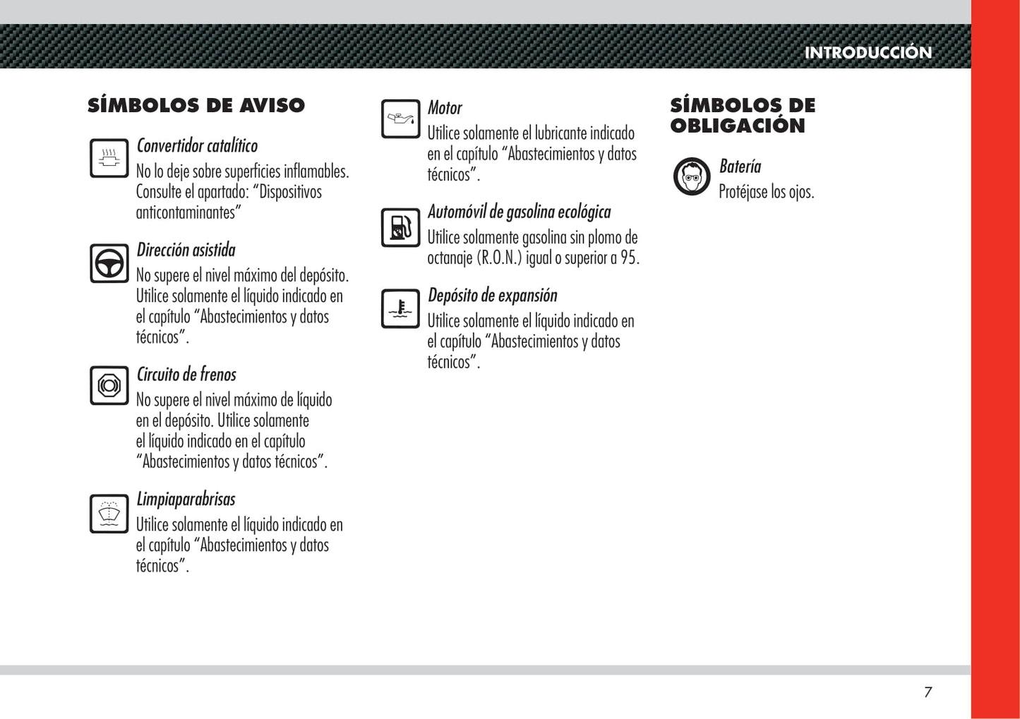 2008 Alfa Romeo 8C Competizione Owner's Manual | Spanish