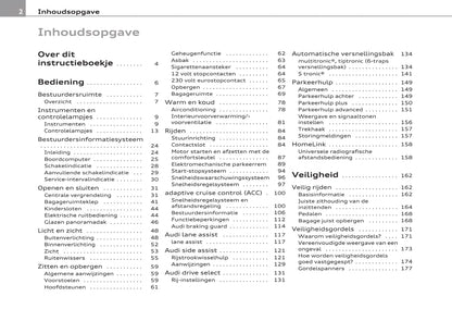 2007-2011 Audi A4 Gebruikershandleiding | Nederlands