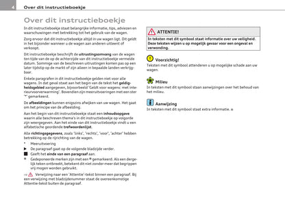 2007-2011 Audi A4 Gebruikershandleiding | Nederlands