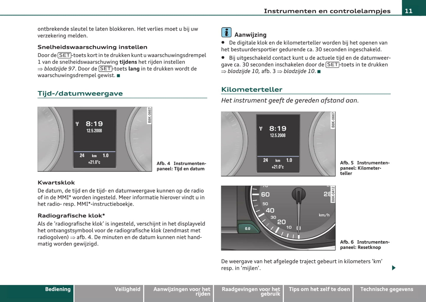 2007-2011 Audi A4 Gebruikershandleiding | Nederlands