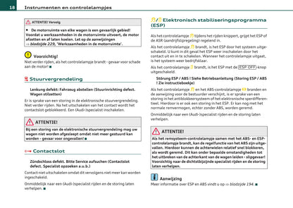 2007-2011 Audi A4 Gebruikershandleiding | Nederlands