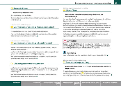 2007-2011 Audi A4 Gebruikershandleiding | Nederlands