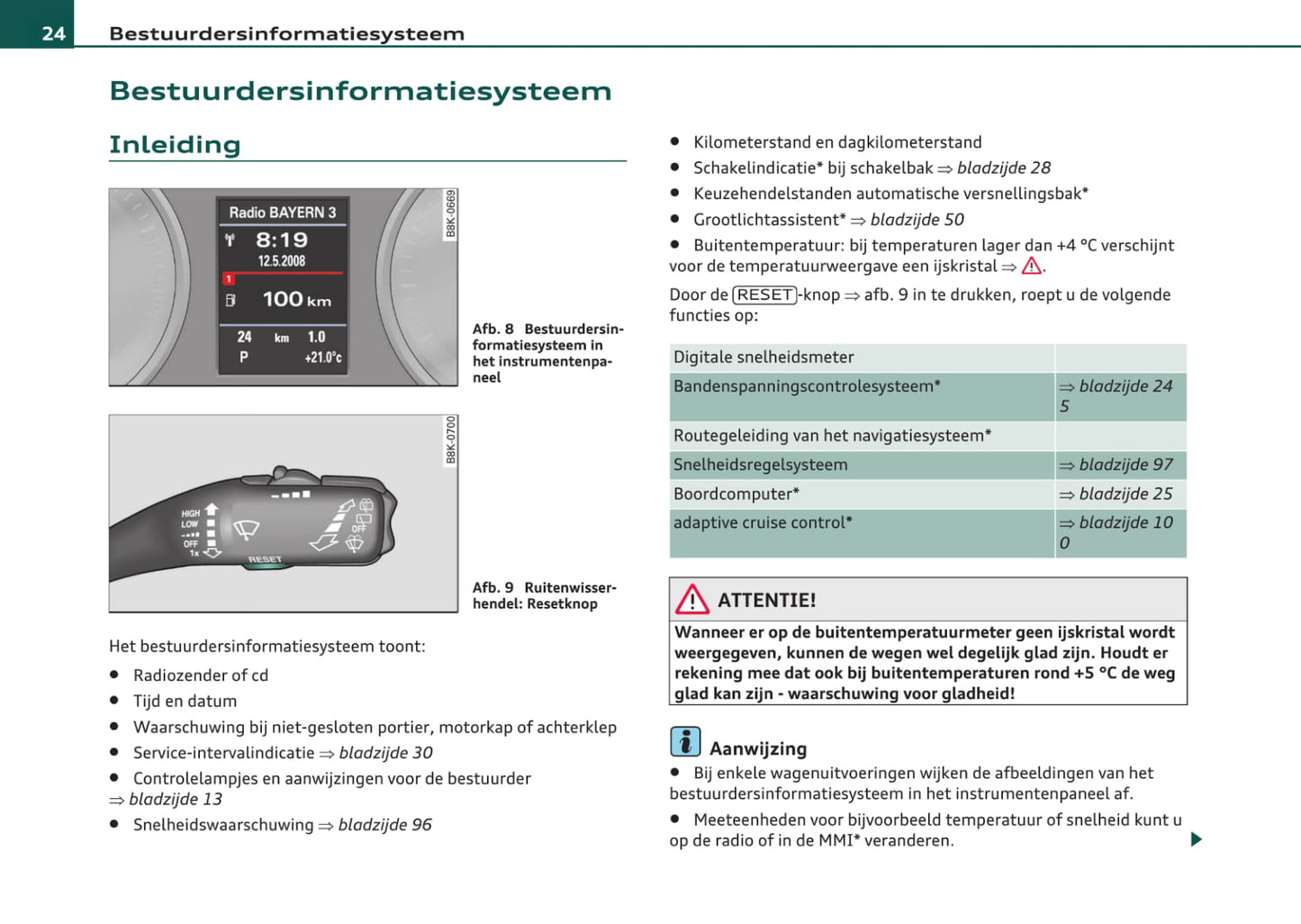 2007-2011 Audi A4 Gebruikershandleiding | Nederlands