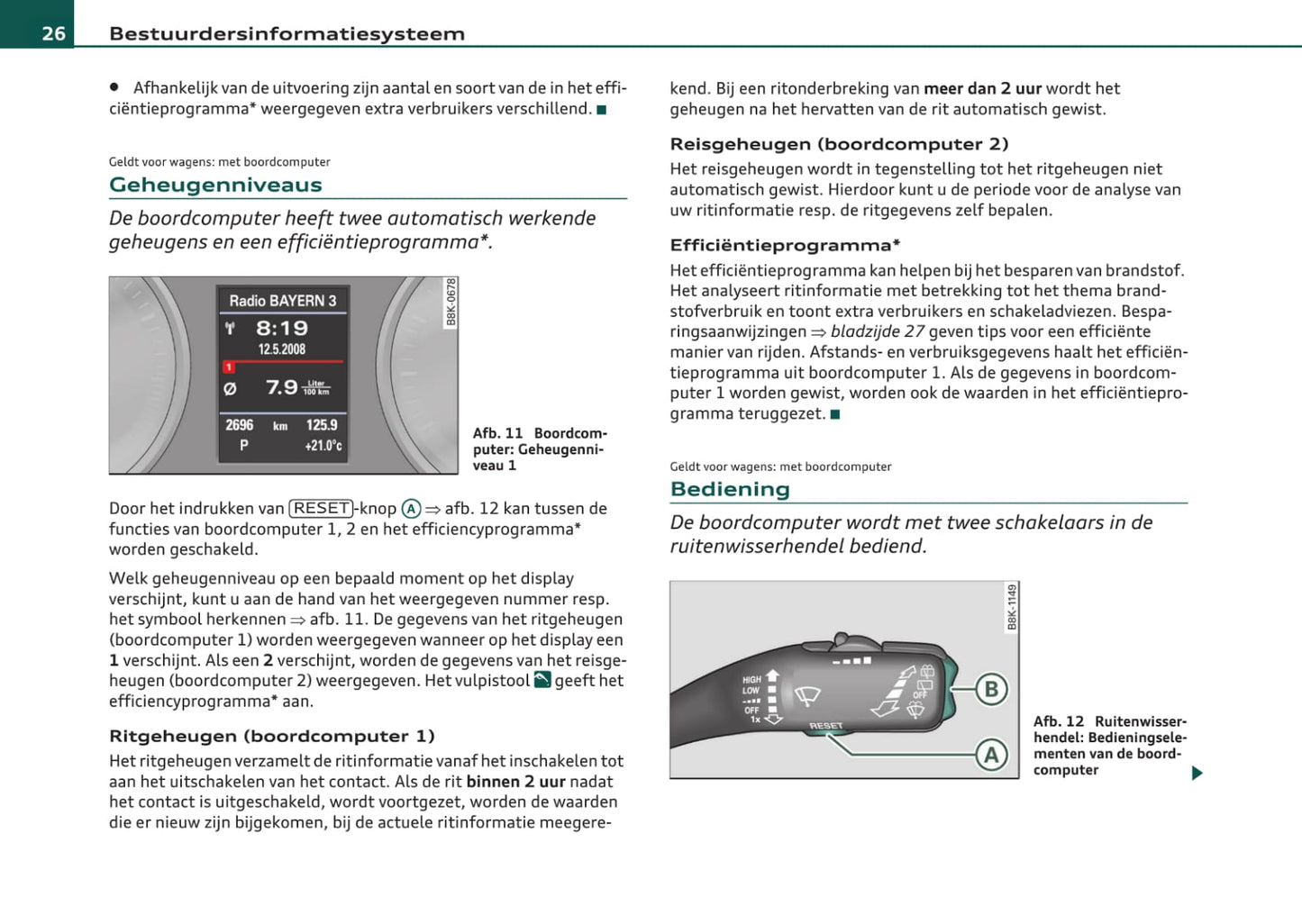 2007-2011 Audi A4 Gebruikershandleiding | Nederlands