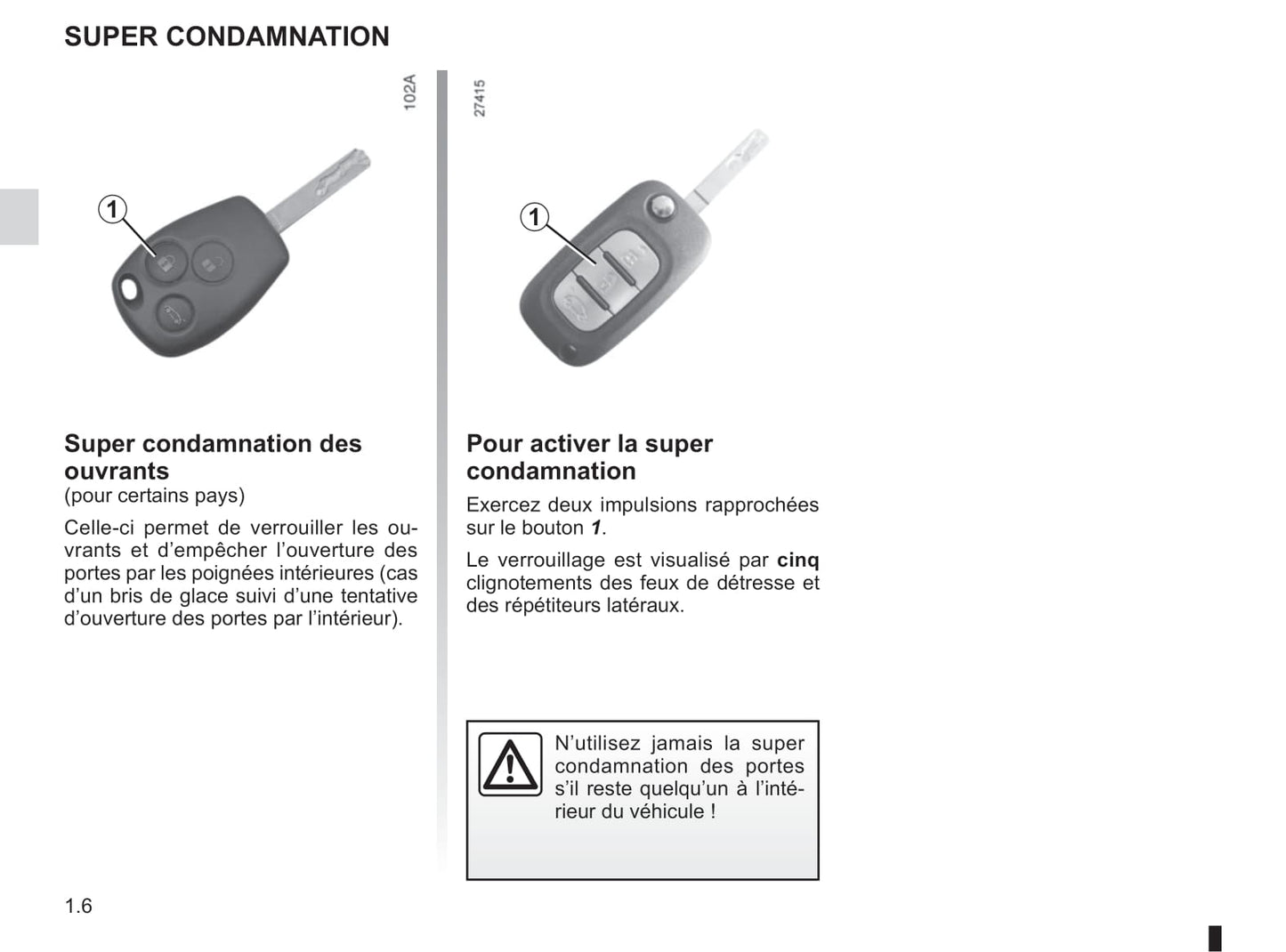 2008-2012 Renault Modus Manuel du propriétaire | Français