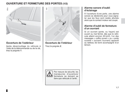 2008-2012 Renault Modus Manuel du propriétaire | Français