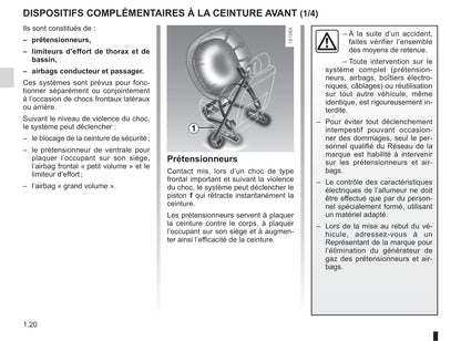 2008-2012 Renault Modus Manuel du propriétaire | Français