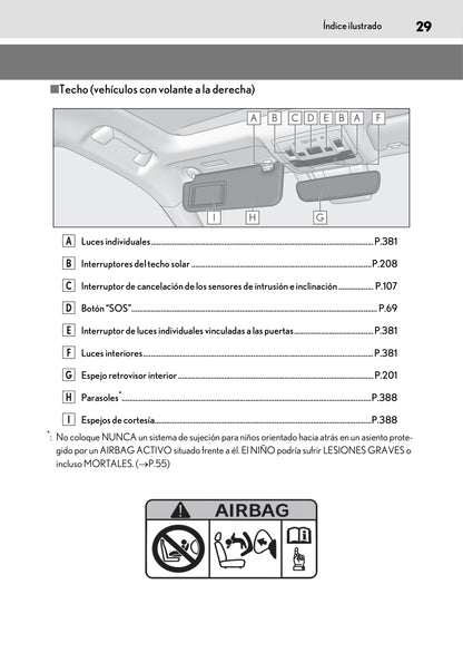 2018-2019 Lexus ES 300h Gebruikershandleiding | Spaans