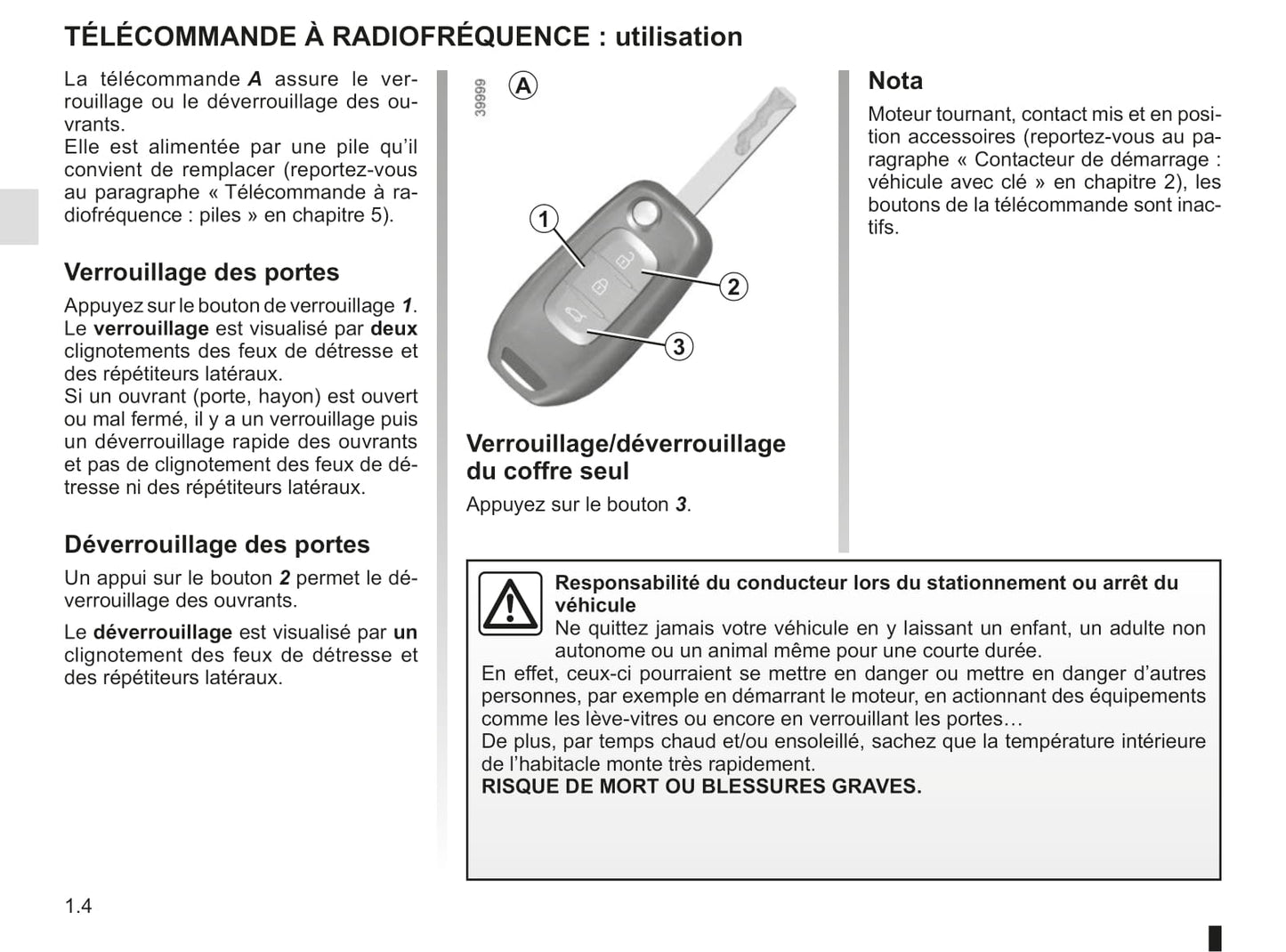 2018 Renault Kadjar Owner's Manual | French