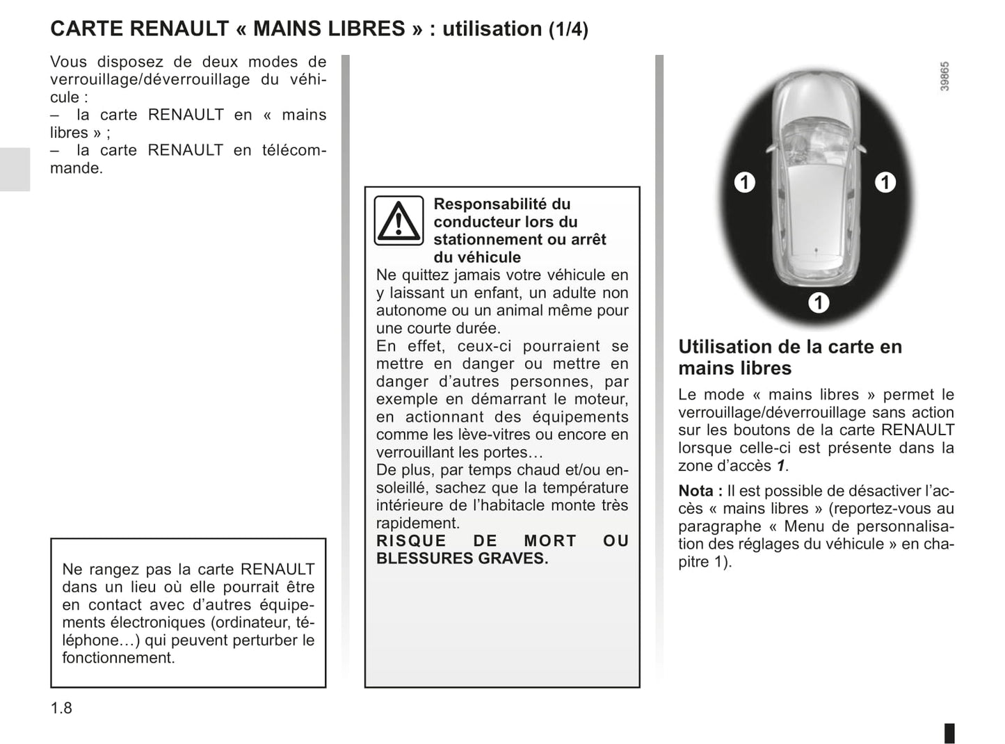 2018 Renault Kadjar Owner's Manual | French