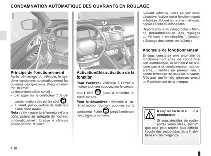 2018 Renault Kadjar Owner's Manual | French