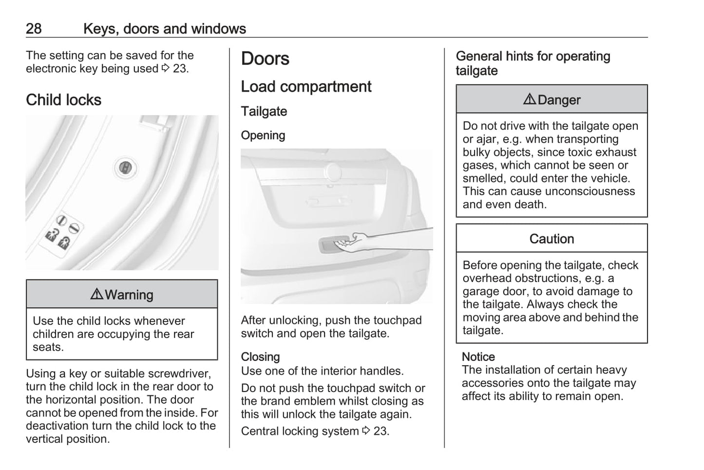 2016-2017 Vauxhall Mokka X Owner's Manual | English