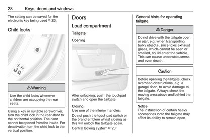 2016-2017 Vauxhall Mokka X Owner's Manual | English