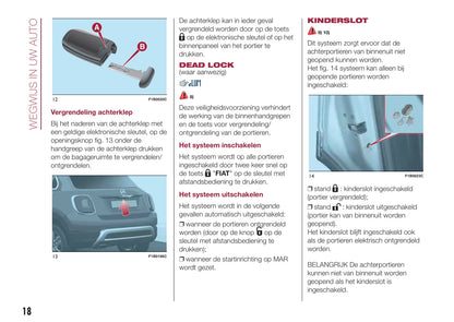 2015-2016 Fiat 500X Bedienungsanleitung | Niederländisch