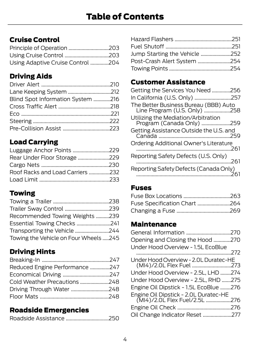 2020 Ford Transit Connect Gebruikershandleiding | Engels