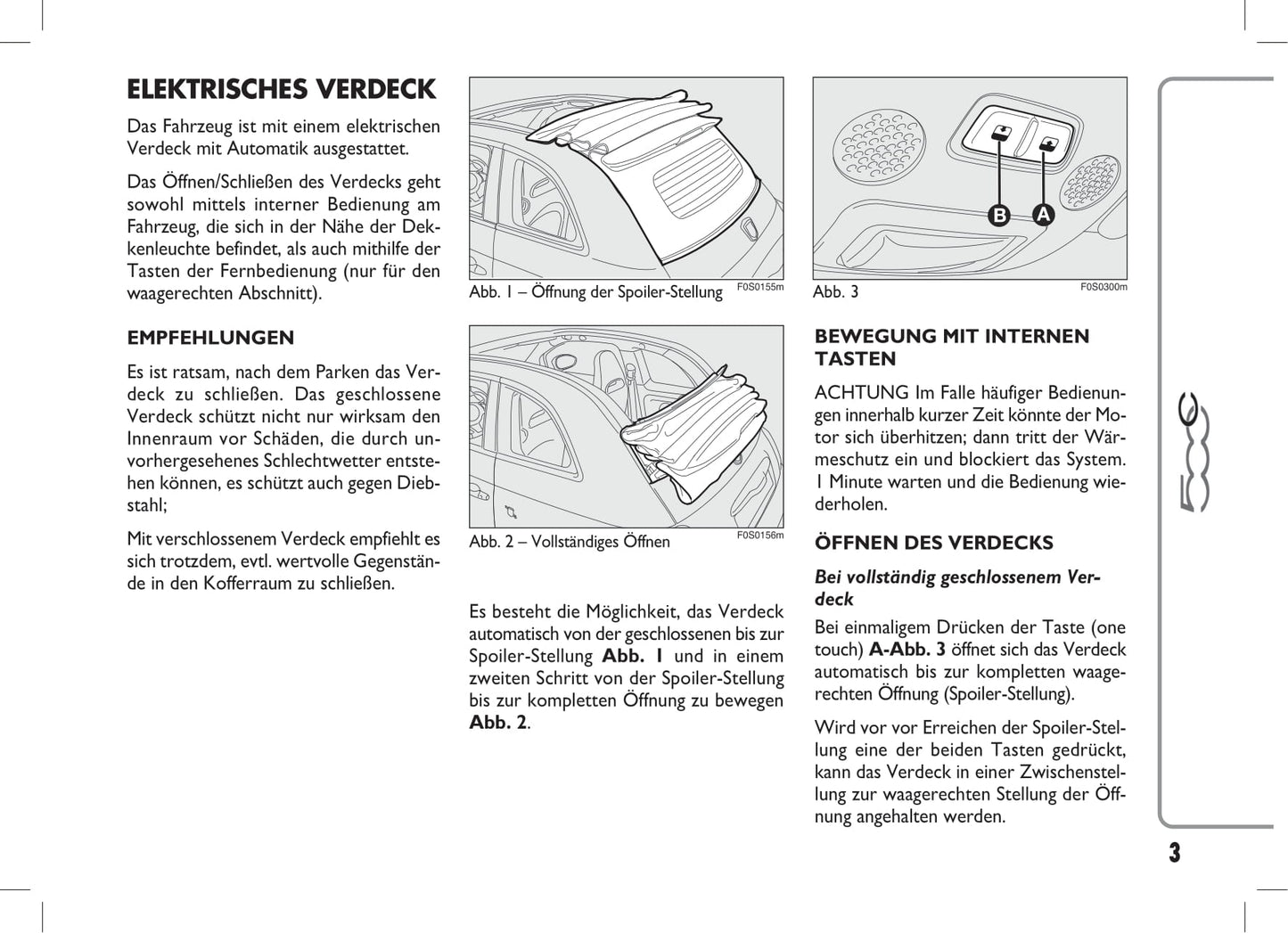 2014-2018 Abarth 500C Gebruikershandleiding | Duits