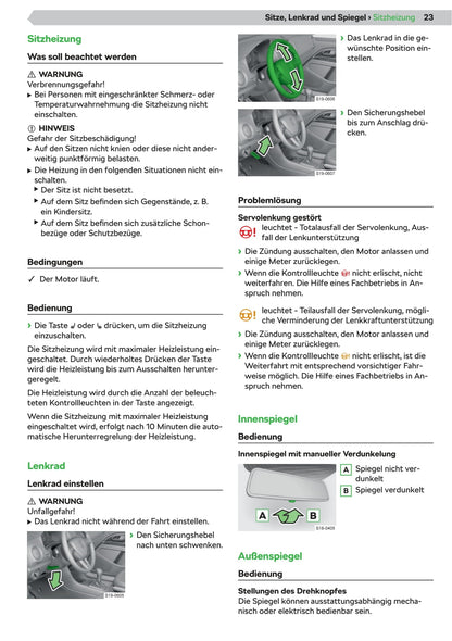 2019-2020 Skoda Citigo-e iV Owner's Manual | German