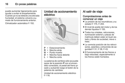 2012-2013 Opel Ampera Owner's Manual | Spanish