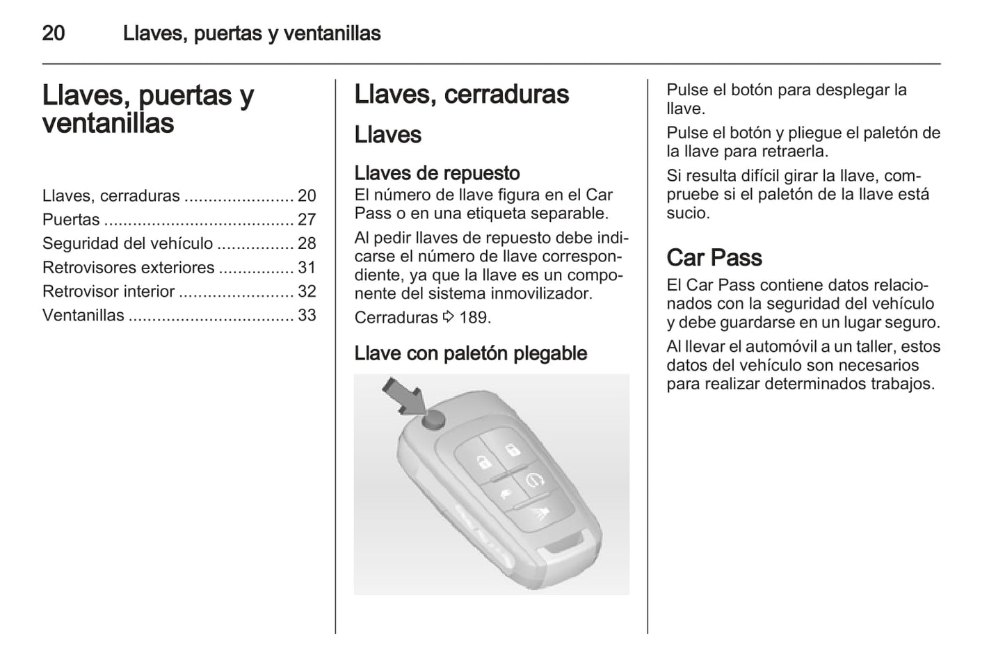 2012-2013 Opel Ampera Owner's Manual | Spanish