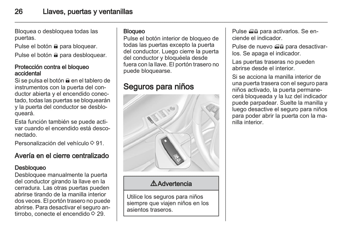 2012-2013 Opel Ampera Owner's Manual | Spanish