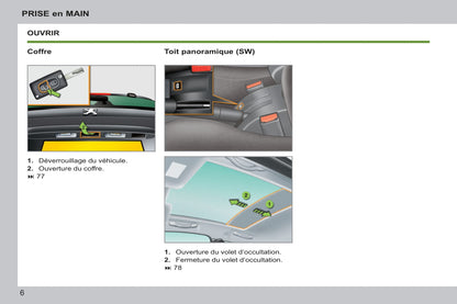 2011-2014 Peugeot 207/207 SW Bedienungsanleitung | Französisch