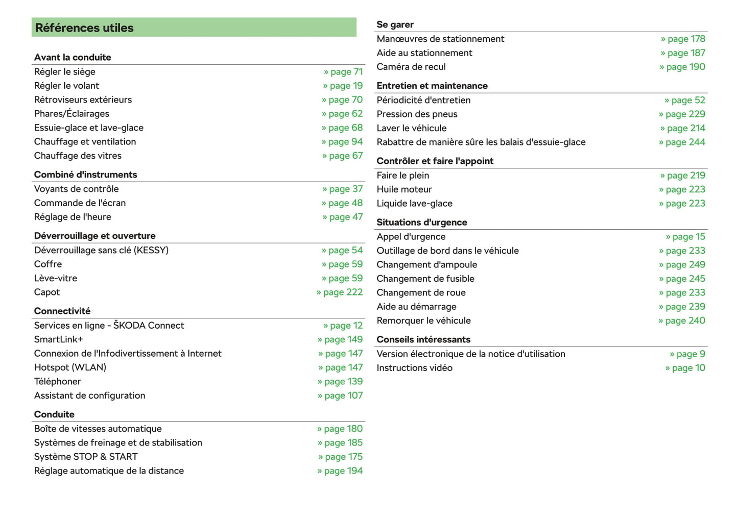 2017-2018 Skoda Fabia Gebruikershandleiding | Frans