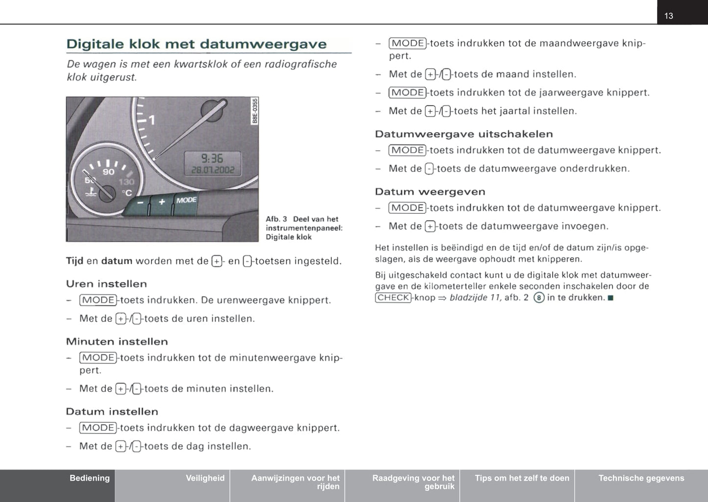 2004-2007 Audi A4 Gebruikershandleiding | Nederlands