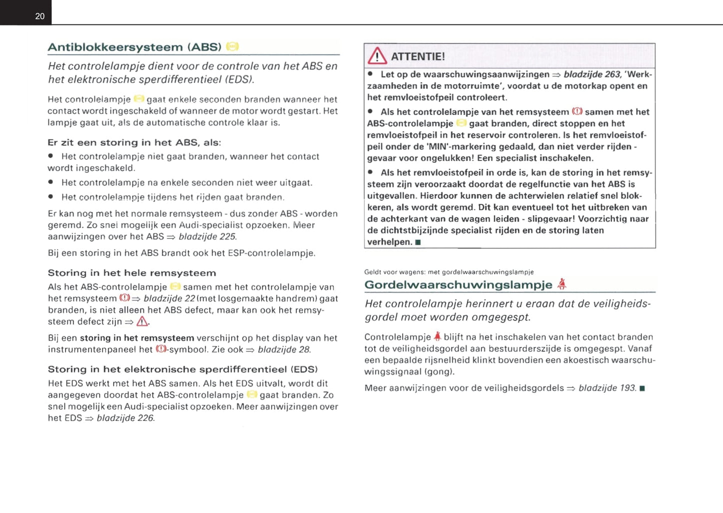 2004-2007 Audi A4 Gebruikershandleiding | Nederlands