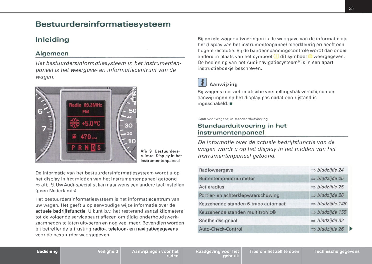 2004-2007 Audi A4 Gebruikershandleiding | Nederlands