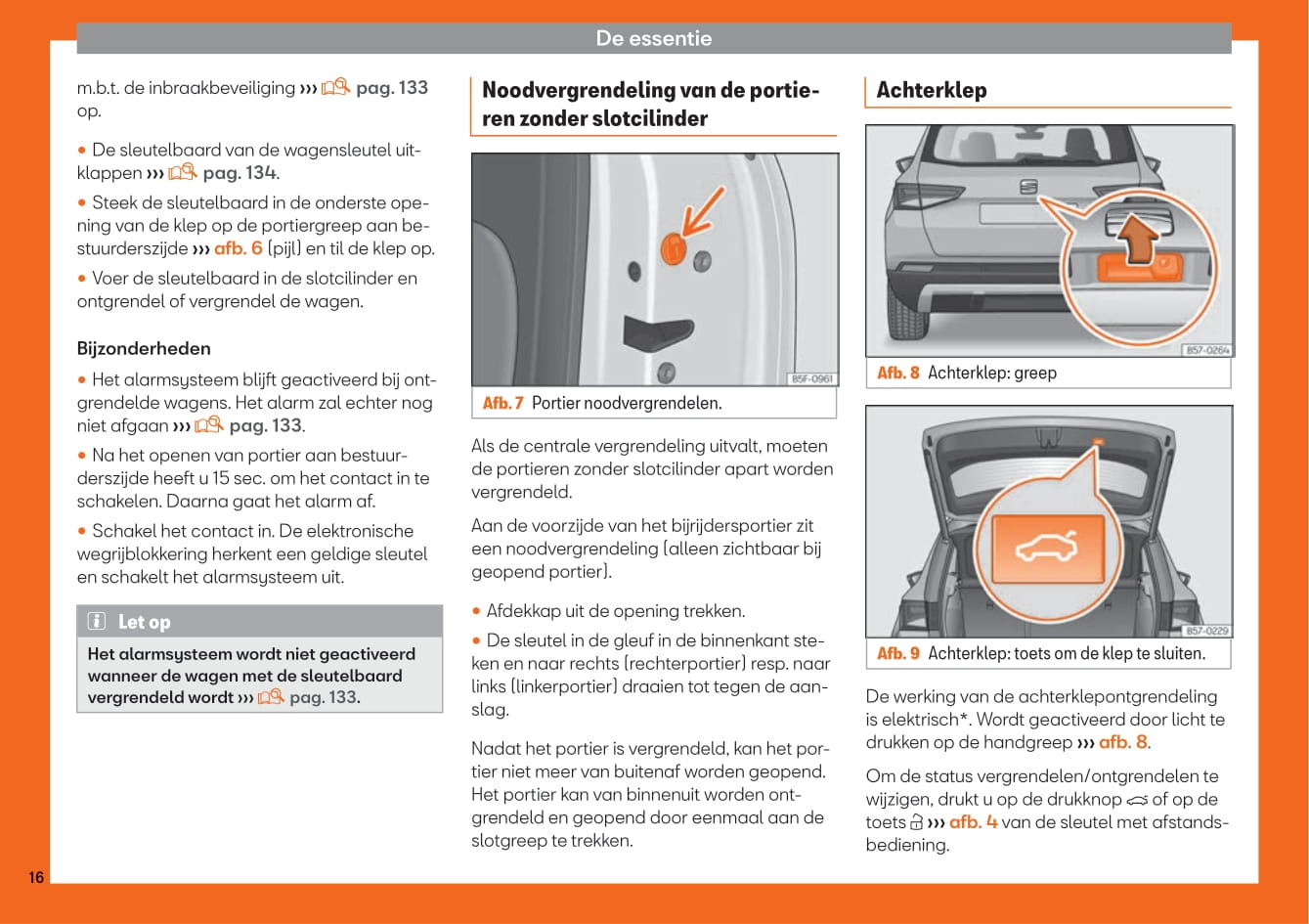 2016-2020 Seat Ateca Gebruikershandleiding | Nederlands