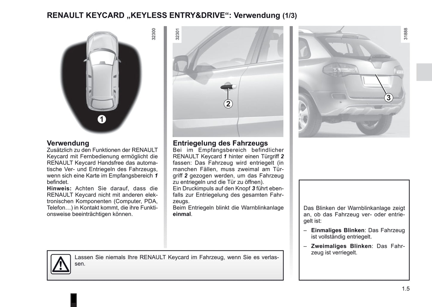 2011-2013 Renault Koleos Manuel du propriétaire | Allemand