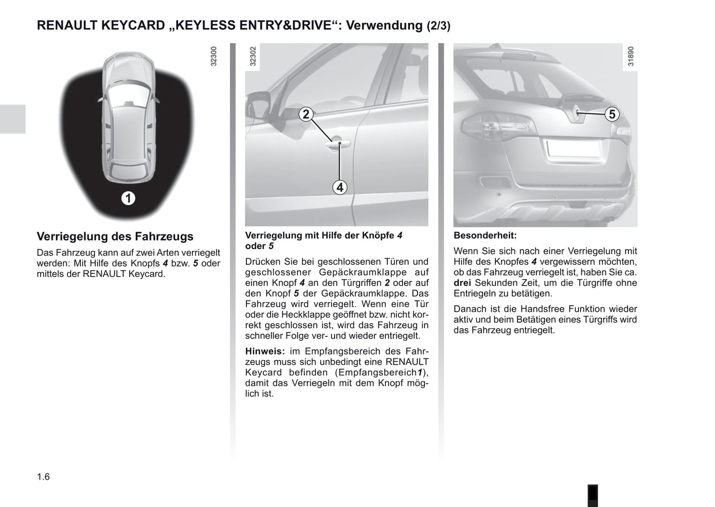 2011-2013 Renault Koleos Manuel du propriétaire | Allemand