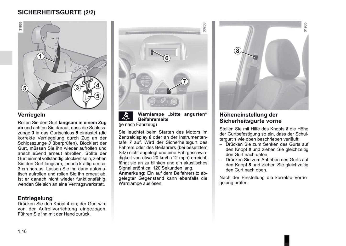 2011-2013 Renault Koleos Manuel du propriétaire | Allemand