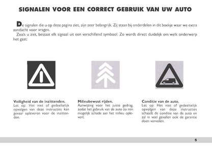 2003-2004 Fiat Scudo Owner's Manual | Dutch