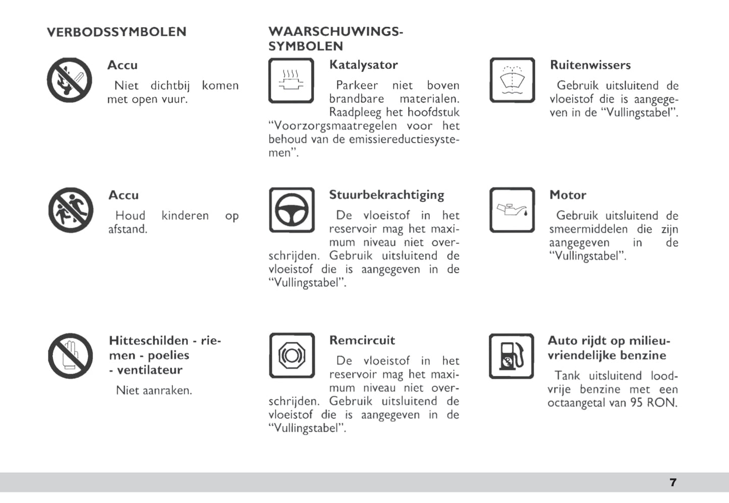 2003-2004 Fiat Scudo Owner's Manual | Dutch