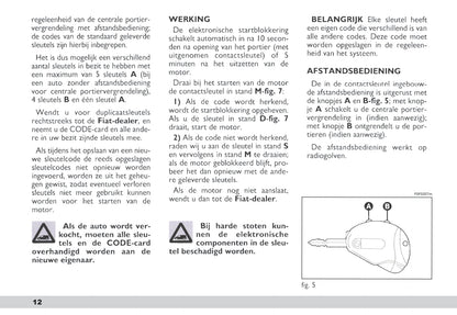 2003-2004 Fiat Scudo Owner's Manual | Dutch