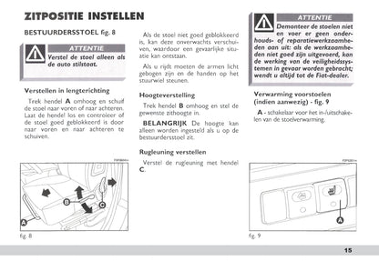 2003-2004 Fiat Scudo Owner's Manual | Dutch