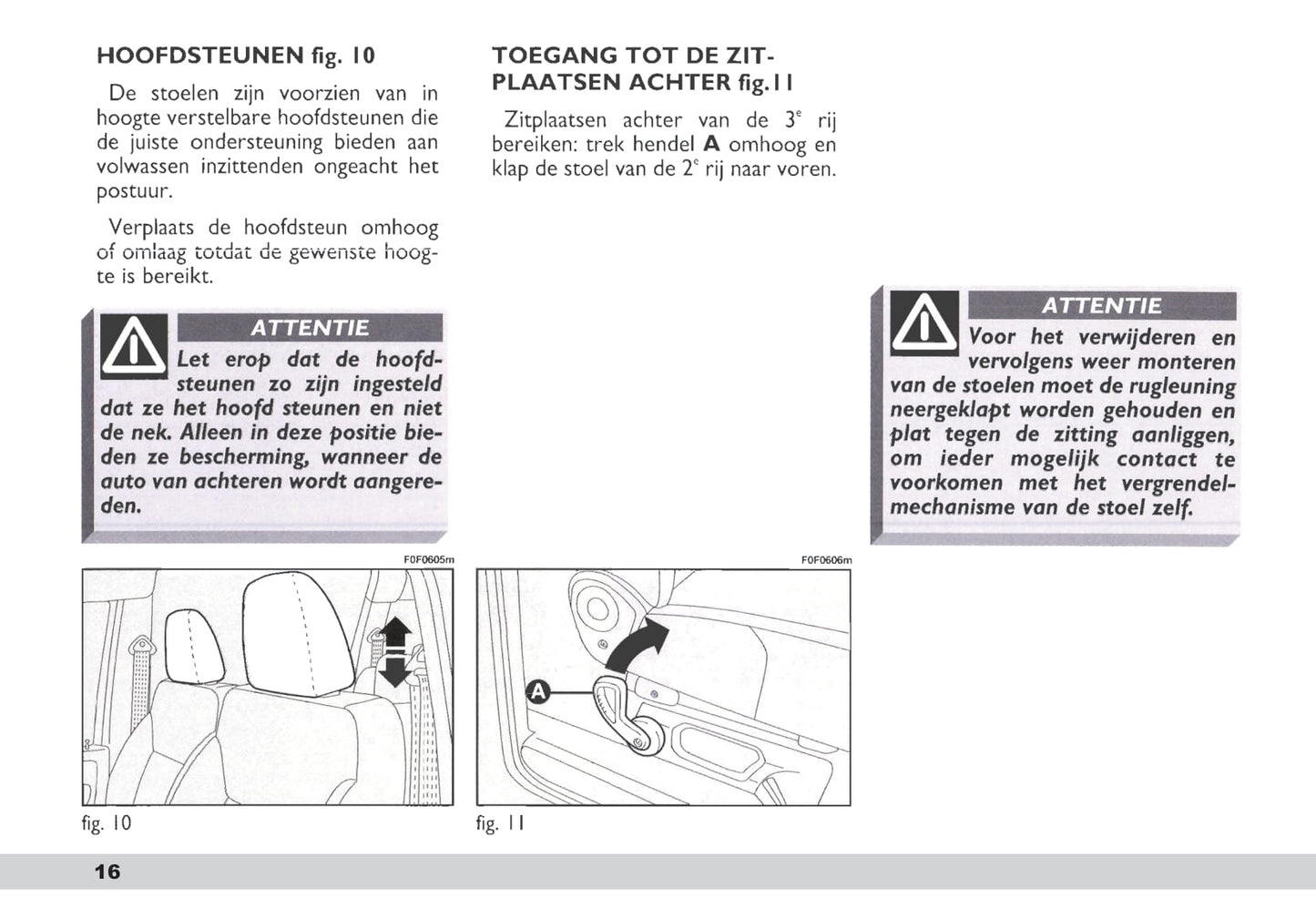 2003-2004 Fiat Scudo Owner's Manual | Dutch