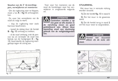 2003-2004 Fiat Scudo Owner's Manual | Dutch