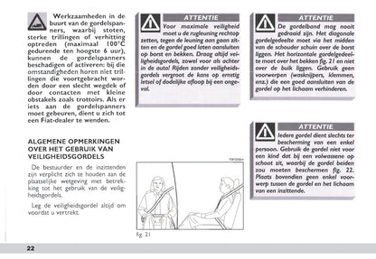 2003-2004 Fiat Scudo Owner's Manual | Dutch