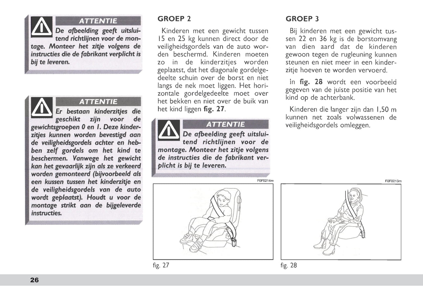 2003-2004 Fiat Scudo Owner's Manual | Dutch