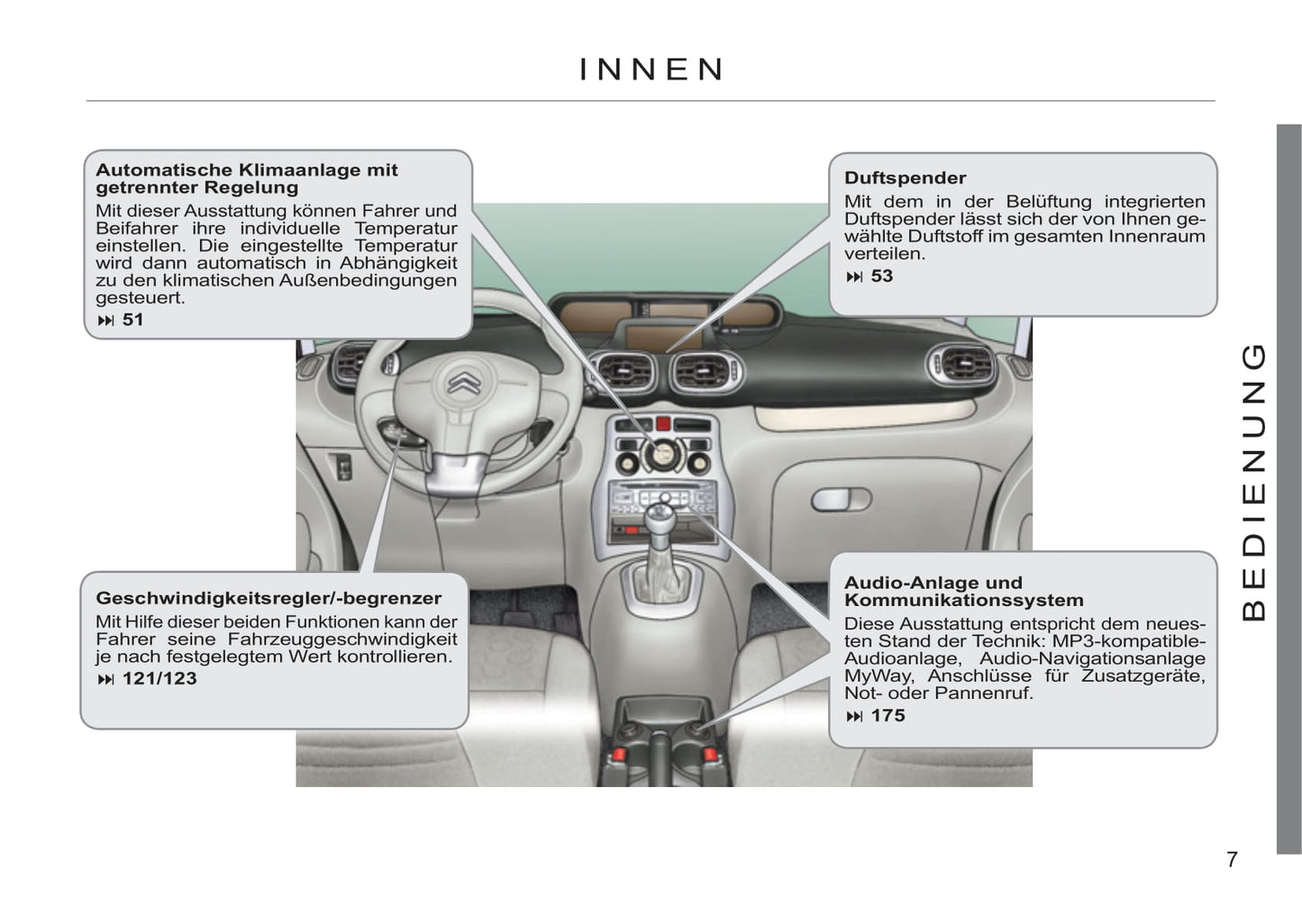 2011-2012 Citroën C3 Picasso Gebruikershandleiding | Duits